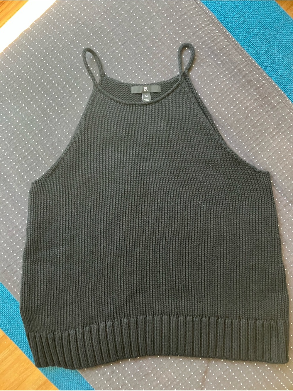 Black Banana Republic Cotton Silk Summer Sweater